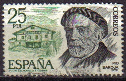España 1978 2458 Sello º Personajes Pio Baroja Timbre Espagne Spain Spagna Espana Spanje Spanien 
